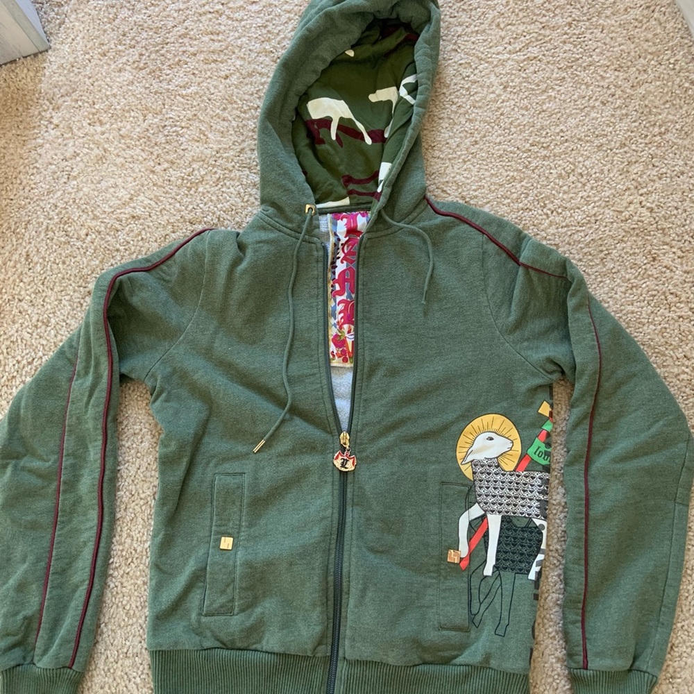 L.A.M.B. by Gwen Stefani Green Hoodie